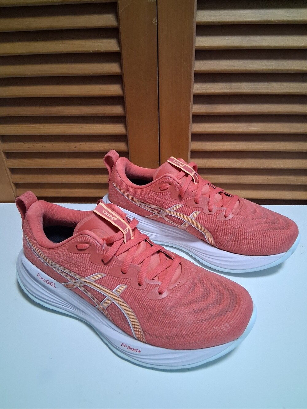 ASICS GEL-Cumulus 27 Dark Pink Clay/ Cream Women's Running Shoe * Size: 7.5